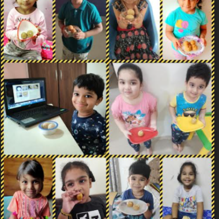 Neo Kids- Food Day- Besan Or Rava Ladoo